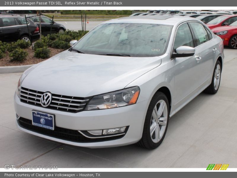 Reflex Silver Metallic / Titan Black 2013 Volkswagen Passat TDI SEL