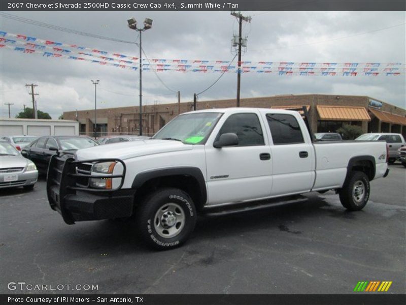 Summit White / Tan 2007 Chevrolet Silverado 2500HD Classic Crew Cab 4x4
