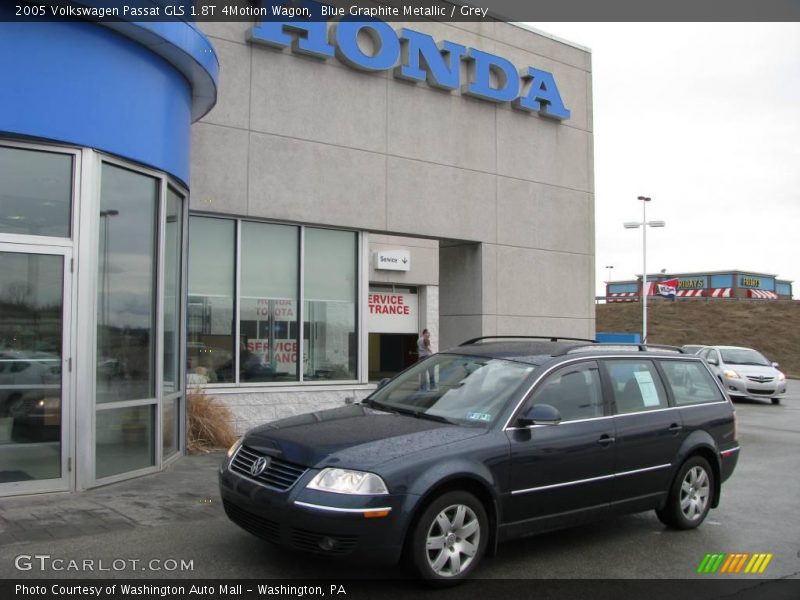 Blue Graphite Metallic / Grey 2005 Volkswagen Passat GLS 1.8T 4Motion Wagon
