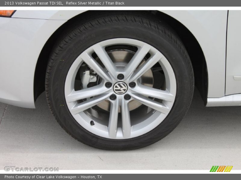 Reflex Silver Metallic / Titan Black 2013 Volkswagen Passat TDI SEL