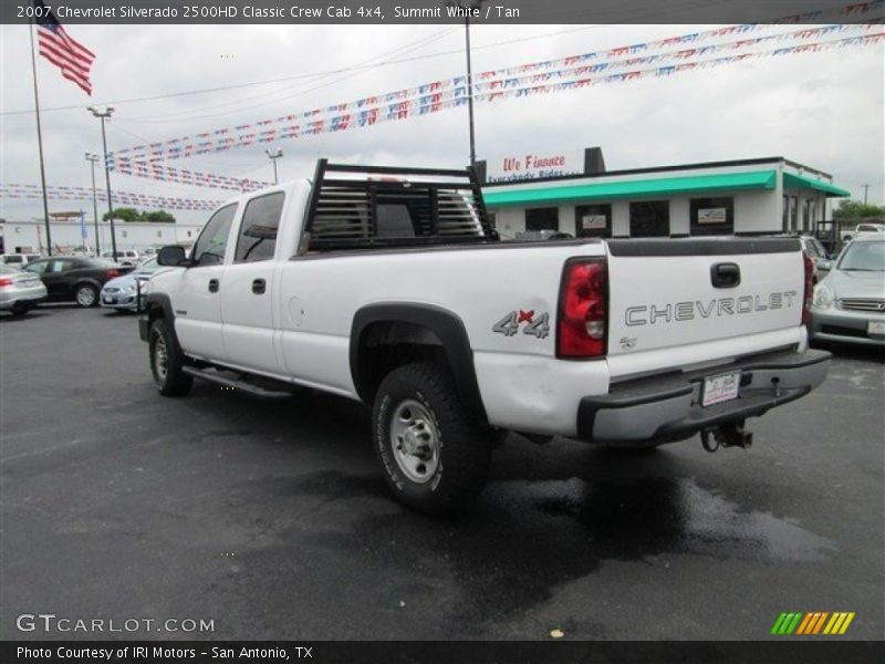 Summit White / Tan 2007 Chevrolet Silverado 2500HD Classic Crew Cab 4x4