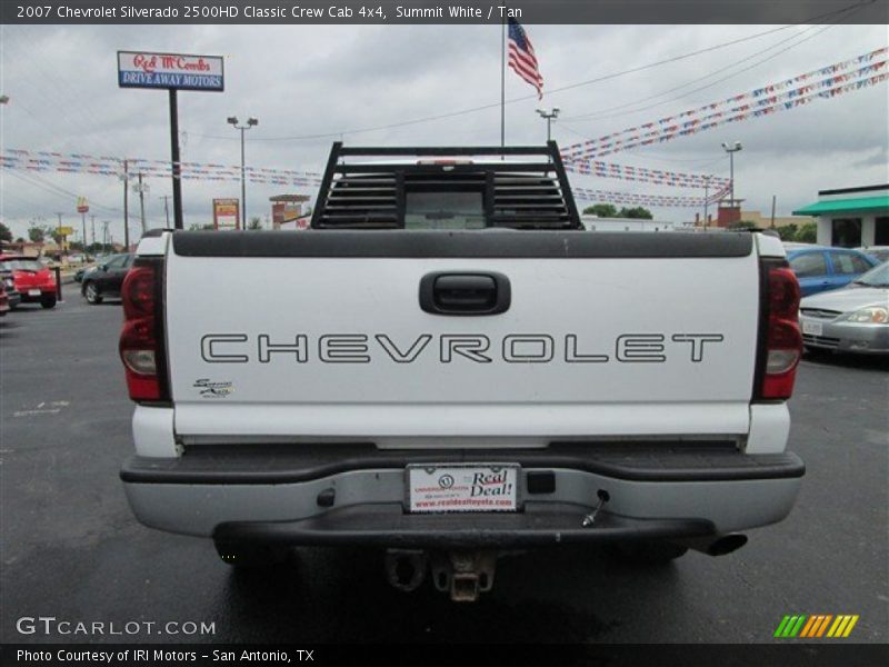 Summit White / Tan 2007 Chevrolet Silverado 2500HD Classic Crew Cab 4x4