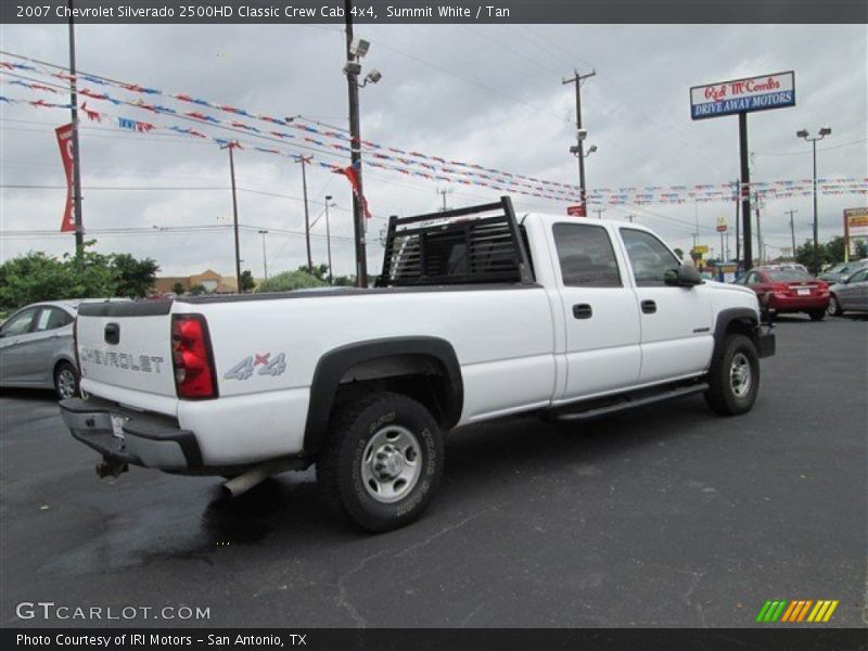Summit White / Tan 2007 Chevrolet Silverado 2500HD Classic Crew Cab 4x4