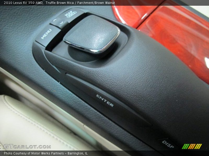 Truffle Brown Mica / Parchment/Brown Walnut 2010 Lexus RX 350 AWD