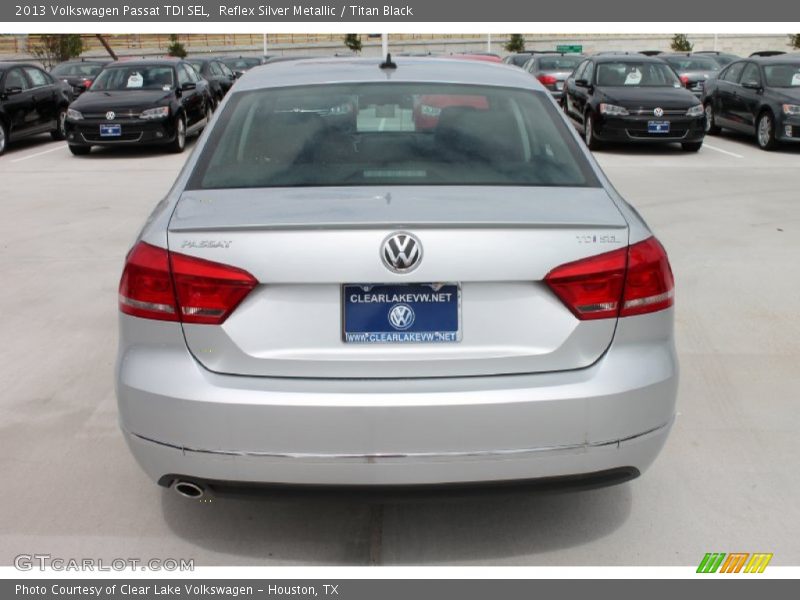 Reflex Silver Metallic / Titan Black 2013 Volkswagen Passat TDI SEL