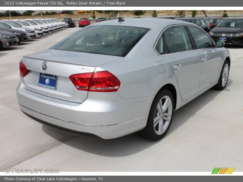 Reflex Silver Metallic / Titan Black 2013 Volkswagen Passat TDI SEL