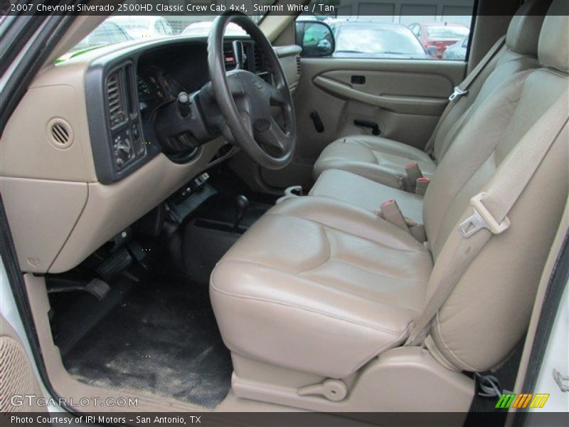 Summit White / Tan 2007 Chevrolet Silverado 2500HD Classic Crew Cab 4x4
