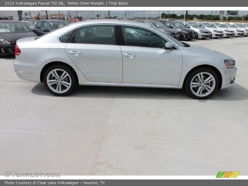 Reflex Silver Metallic / Titan Black 2013 Volkswagen Passat TDI SEL