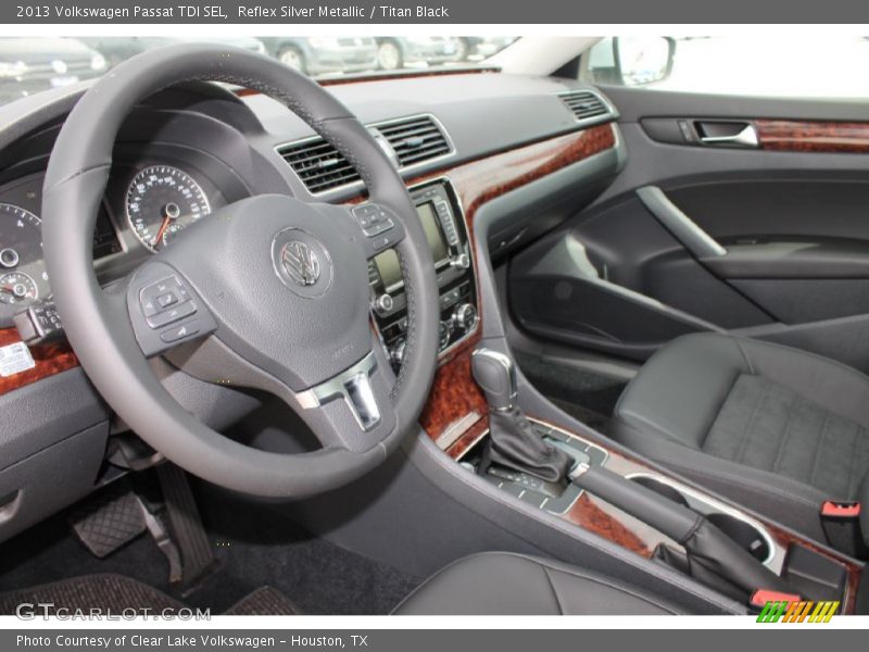 Reflex Silver Metallic / Titan Black 2013 Volkswagen Passat TDI SEL