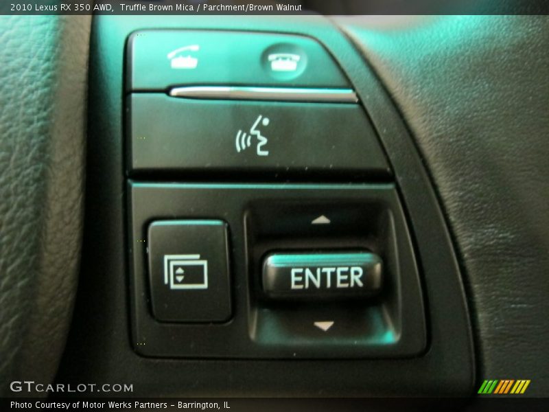 Truffle Brown Mica / Parchment/Brown Walnut 2010 Lexus RX 350 AWD