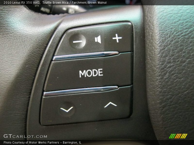 Truffle Brown Mica / Parchment/Brown Walnut 2010 Lexus RX 350 AWD