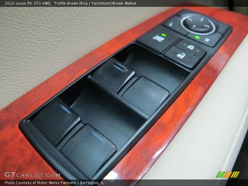 Truffle Brown Mica / Parchment/Brown Walnut 2010 Lexus RX 350 AWD