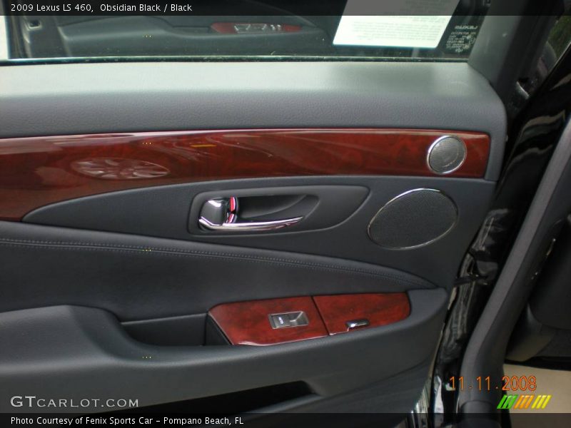 Obsidian Black / Black 2009 Lexus LS 460