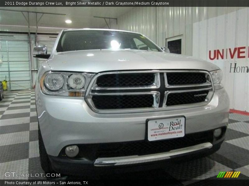 Bright Silver Metallic / Dark Graystone/Medium Graystone 2011 Dodge Durango Crew Lux
