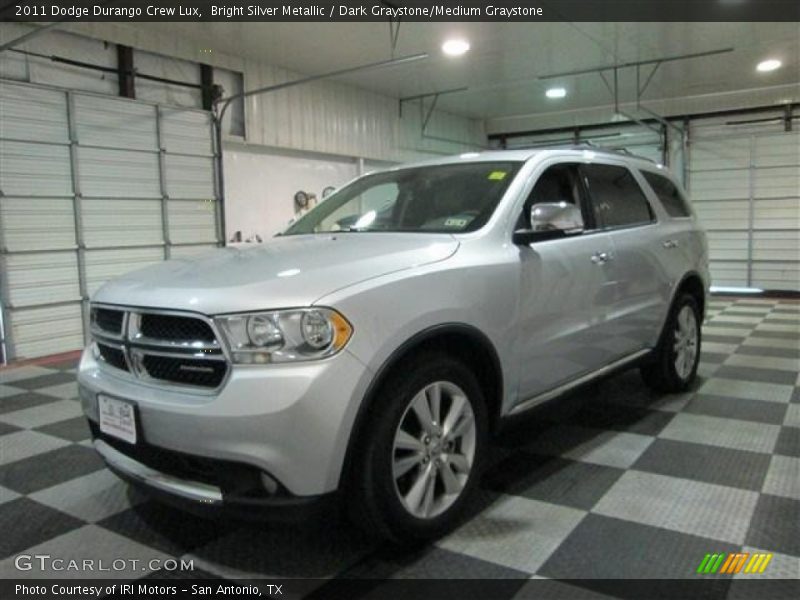 Bright Silver Metallic / Dark Graystone/Medium Graystone 2011 Dodge Durango Crew Lux
