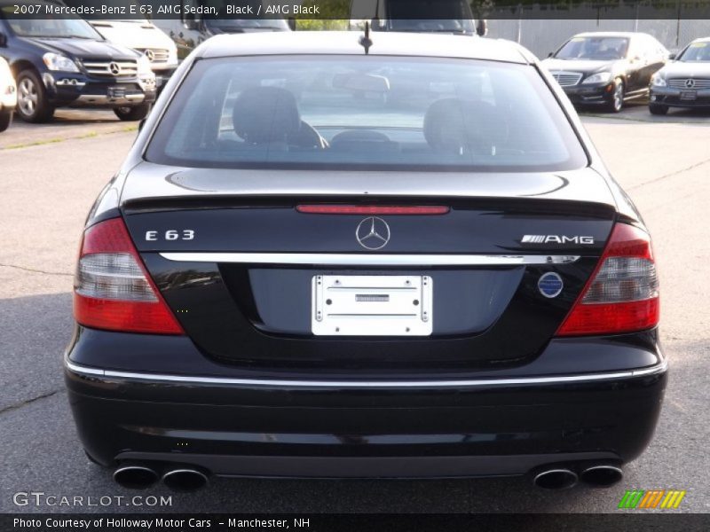 Black / AMG Black 2007 Mercedes-Benz E 63 AMG Sedan