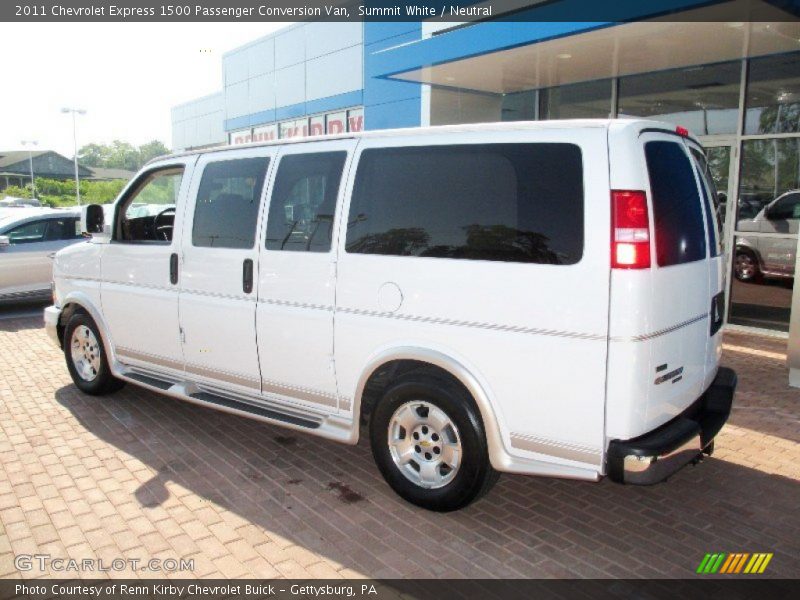 Summit White / Neutral 2011 Chevrolet Express 1500 Passenger Conversion Van