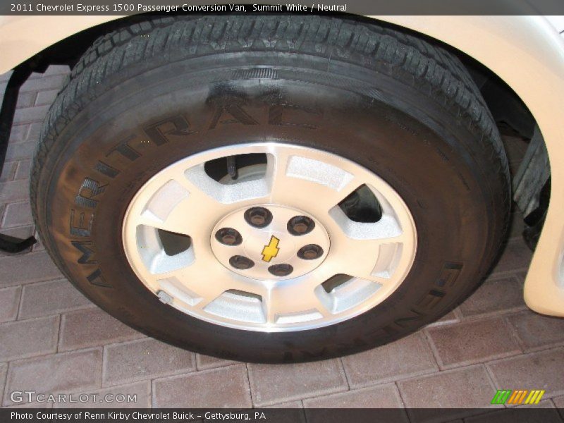 Summit White / Neutral 2011 Chevrolet Express 1500 Passenger Conversion Van
