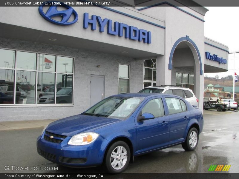 Arrival Blue Metallic / Gray 2005 Chevrolet Cobalt LS Sedan