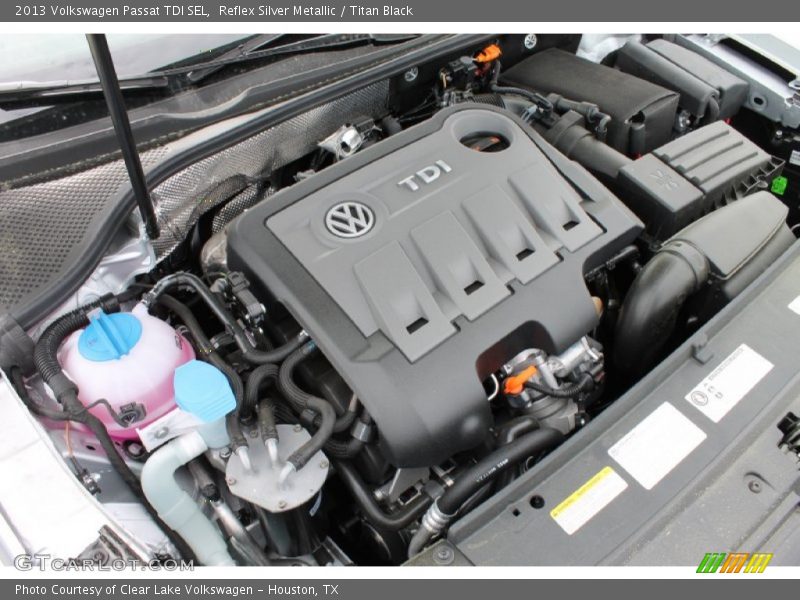 Reflex Silver Metallic / Titan Black 2013 Volkswagen Passat TDI SEL
