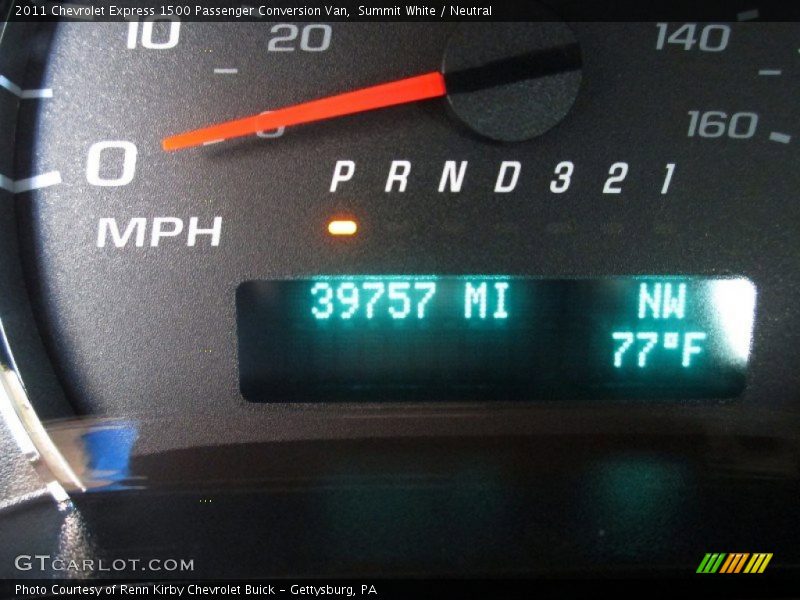 Summit White / Neutral 2011 Chevrolet Express 1500 Passenger Conversion Van