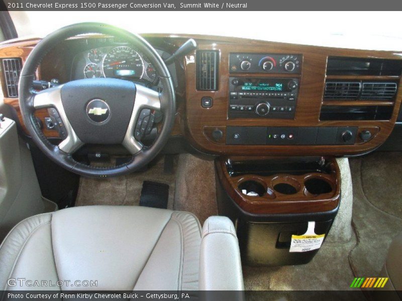 Summit White / Neutral 2011 Chevrolet Express 1500 Passenger Conversion Van