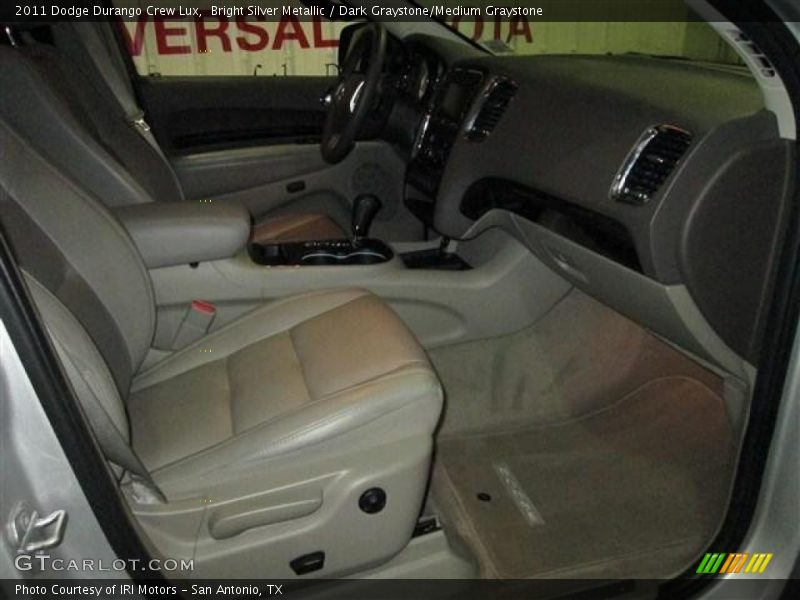 Bright Silver Metallic / Dark Graystone/Medium Graystone 2011 Dodge Durango Crew Lux