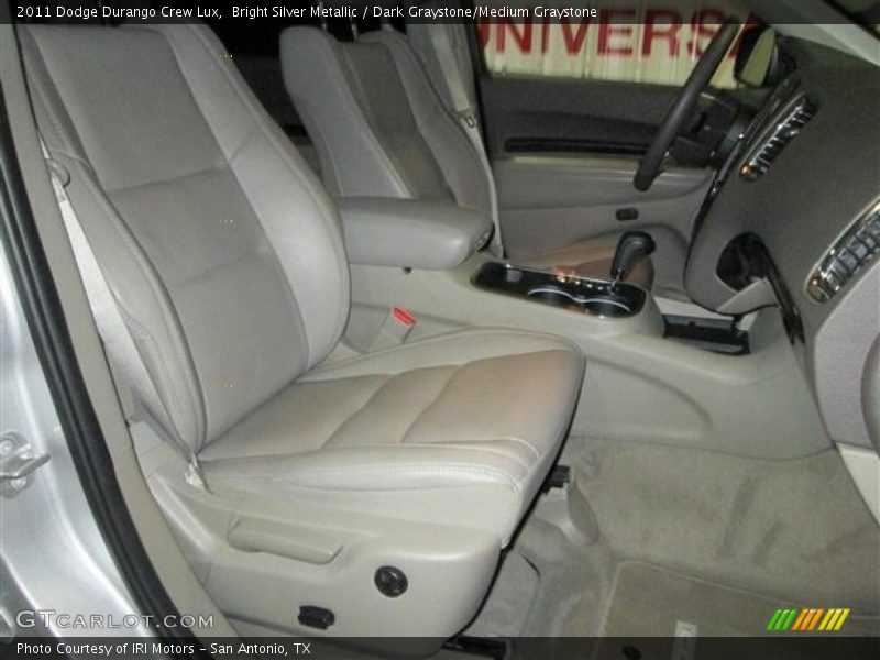 Bright Silver Metallic / Dark Graystone/Medium Graystone 2011 Dodge Durango Crew Lux
