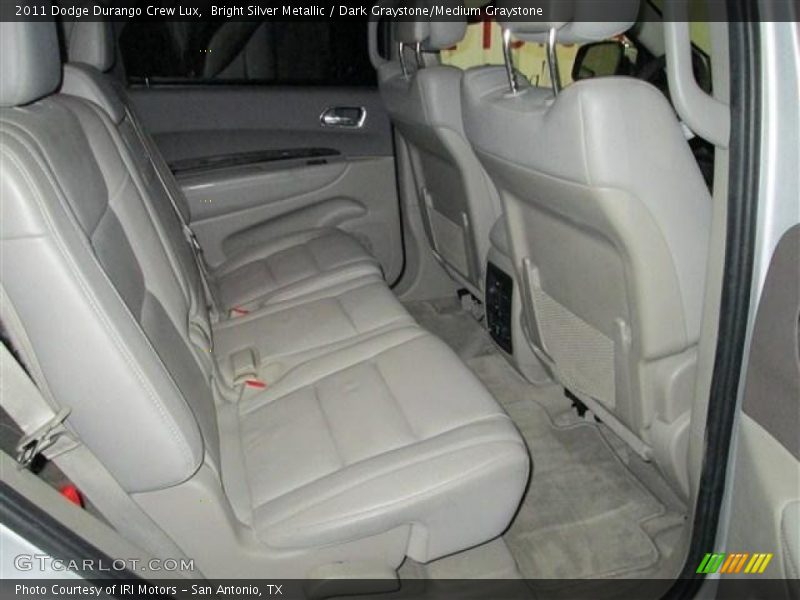 Bright Silver Metallic / Dark Graystone/Medium Graystone 2011 Dodge Durango Crew Lux