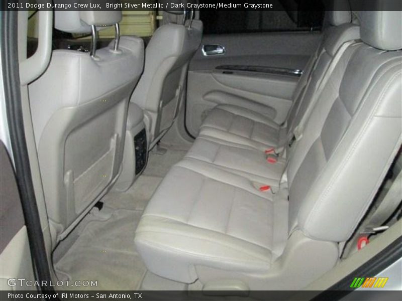 Bright Silver Metallic / Dark Graystone/Medium Graystone 2011 Dodge Durango Crew Lux