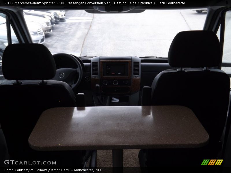 Citation Beige Graphics / Black Leatherette 2013 Mercedes-Benz Sprinter 3500 Passenger Conversion Van