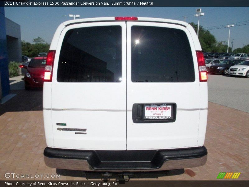 Summit White / Neutral 2011 Chevrolet Express 1500 Passenger Conversion Van