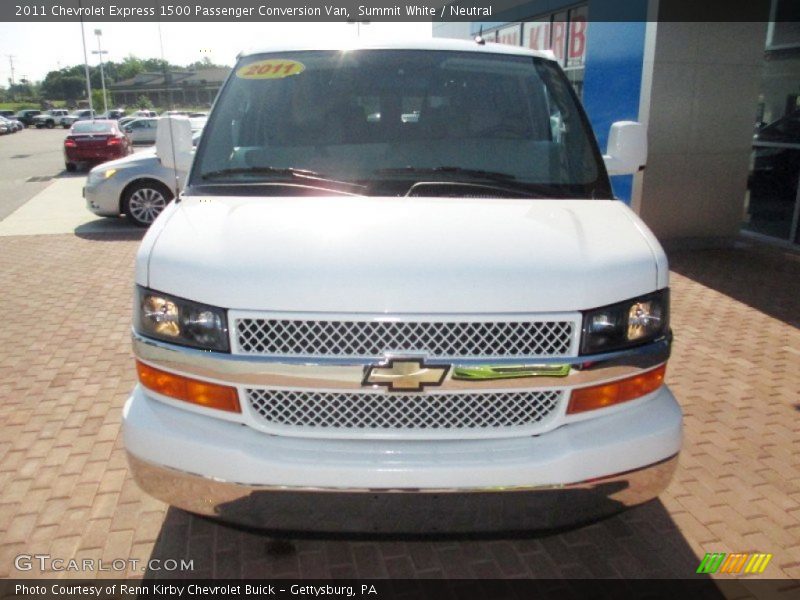 Summit White / Neutral 2011 Chevrolet Express 1500 Passenger Conversion Van