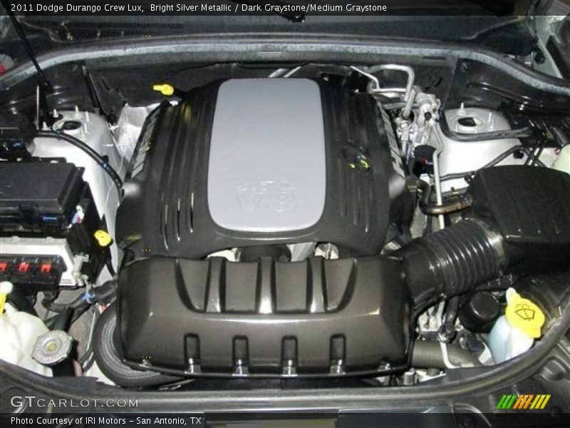 Bright Silver Metallic / Dark Graystone/Medium Graystone 2011 Dodge Durango Crew Lux