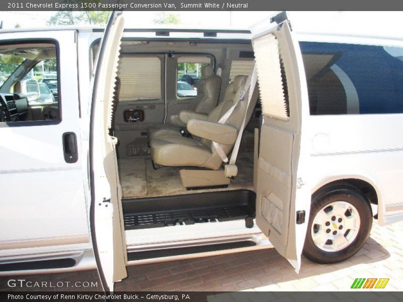 Summit White / Neutral 2011 Chevrolet Express 1500 Passenger Conversion Van
