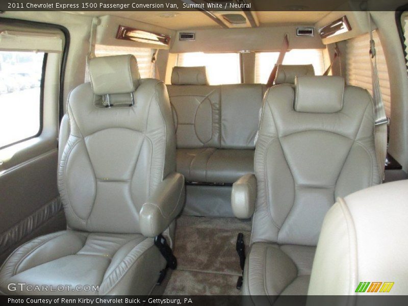 Rear Seat of 2011 Express 1500 Passenger Conversion Van