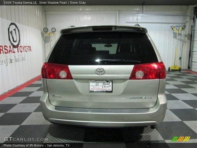 Silver Shadow Pearl / Stone Gray 2006 Toyota Sienna LE