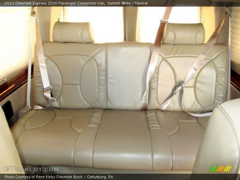 Rear Seat of 2011 Express 1500 Passenger Conversion Van