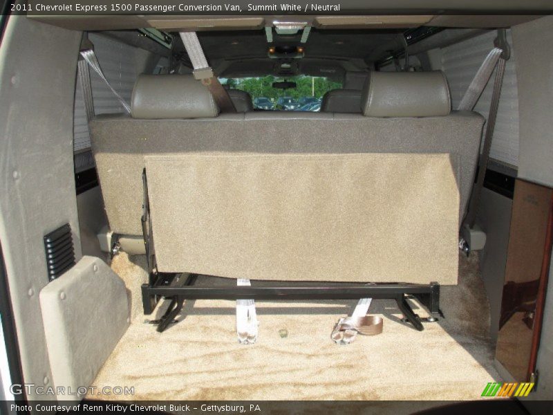 Summit White / Neutral 2011 Chevrolet Express 1500 Passenger Conversion Van