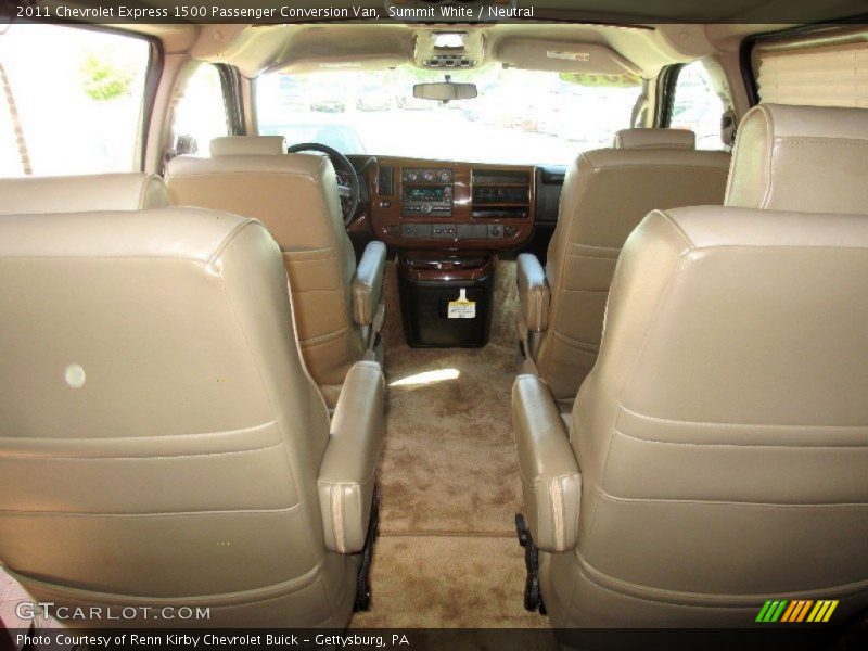 Summit White / Neutral 2011 Chevrolet Express 1500 Passenger Conversion Van