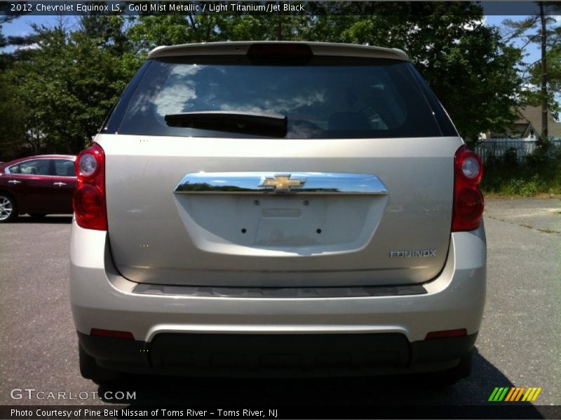 Gold Mist Metallic / Light Titanium/Jet Black 2012 Chevrolet Equinox LS