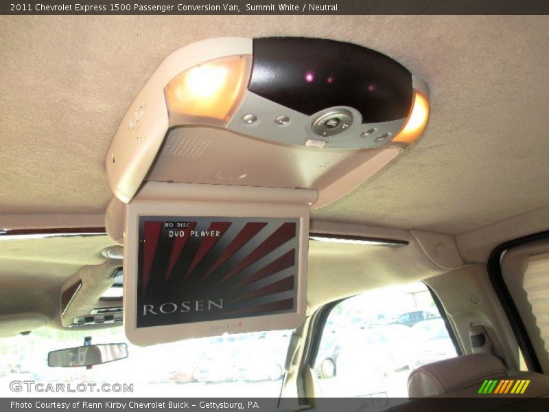 Entertainment System of 2011 Express 1500 Passenger Conversion Van