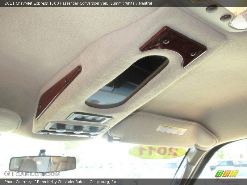 Summit White / Neutral 2011 Chevrolet Express 1500 Passenger Conversion Van