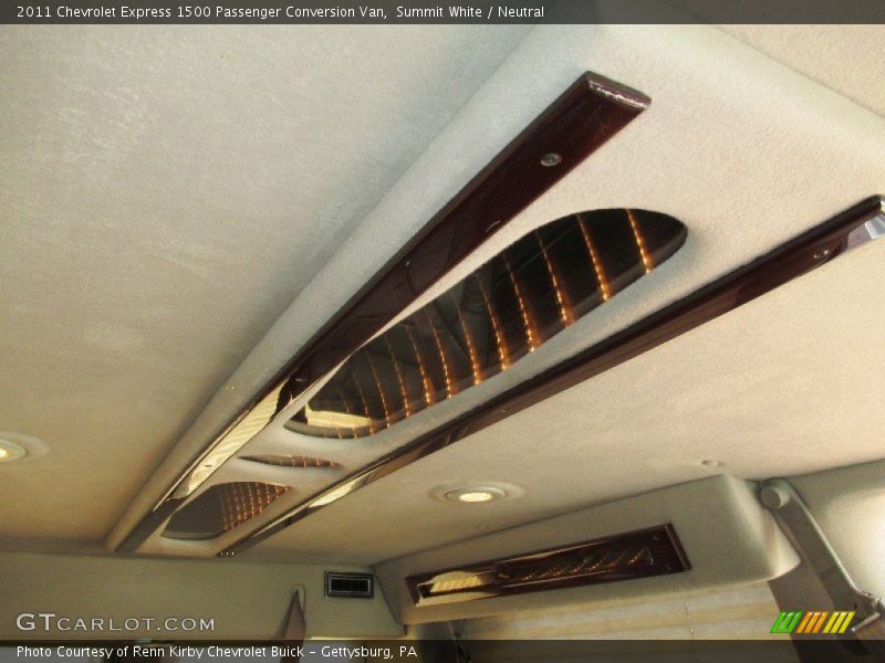 Summit White / Neutral 2011 Chevrolet Express 1500 Passenger Conversion Van