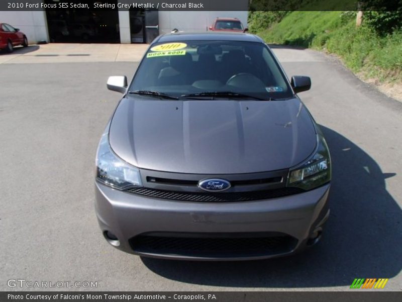 Sterling Grey Metallic / Charcoal Black 2010 Ford Focus SES Sedan