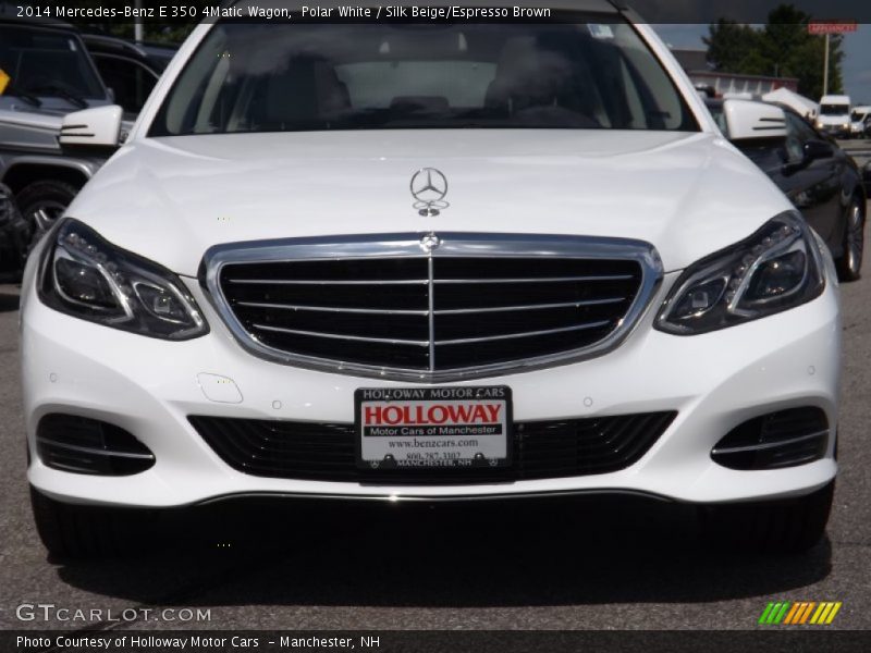 Polar White / Silk Beige/Espresso Brown 2014 Mercedes-Benz E 350 4Matic Wagon