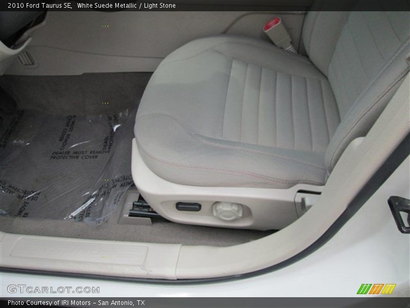 White Suede Metallic / Light Stone 2010 Ford Taurus SE