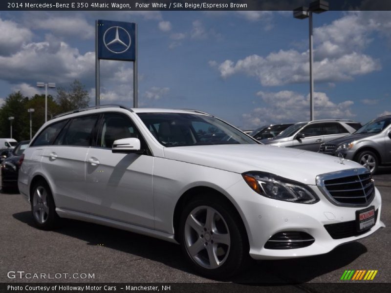 Polar White / Silk Beige/Espresso Brown 2014 Mercedes-Benz E 350 4Matic Wagon