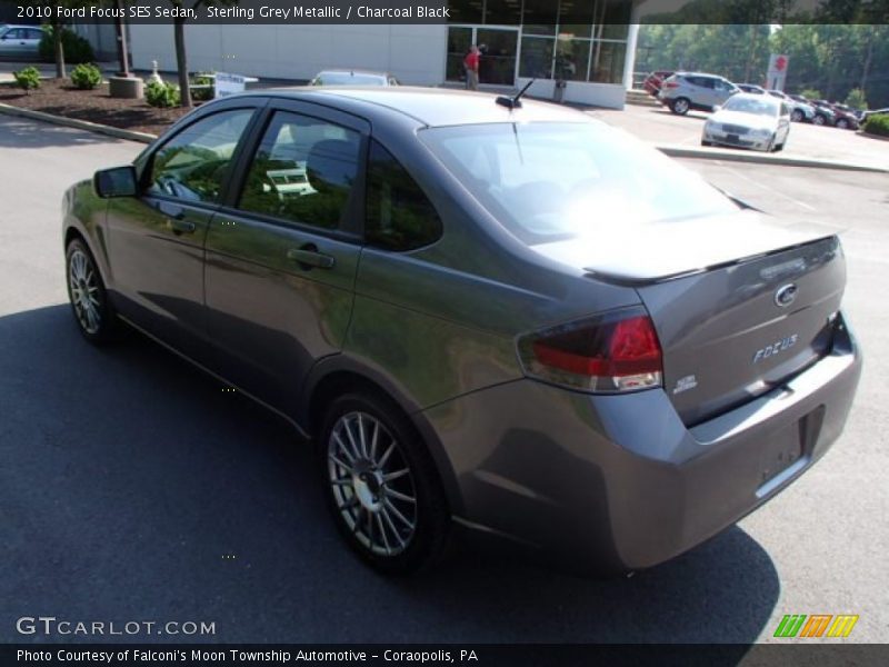 Sterling Grey Metallic / Charcoal Black 2010 Ford Focus SES Sedan