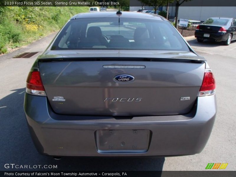 Sterling Grey Metallic / Charcoal Black 2010 Ford Focus SES Sedan